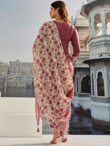 Fashion Basket Cotton Silk Kurta Set with Duptta for Women