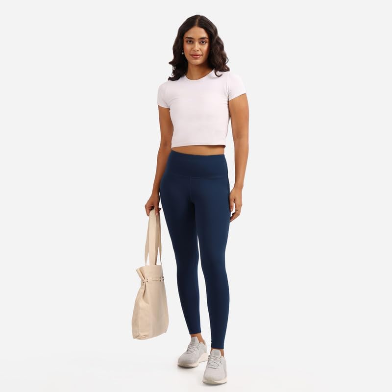 BlissClub The Ultimate Leggings Lite, Ankle Length Tights for Women for Gym, Yoga and Workout with High Waist,Tall Variant