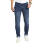 Turtle Men Cotton Dark Blue Narrow Fit Solid Stretchable Jeans