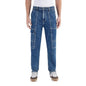 Men Blue Straight Fit Mid Rise Cargo Jeans