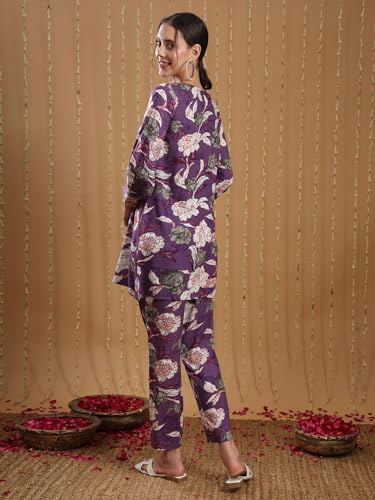 ANNI DESIGNER Cotton Blend Women Pajama Set