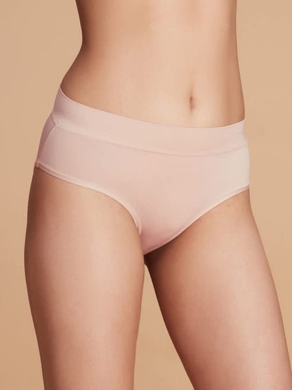 Nykd (Nyp342 Nylon Stretchable Hipster Panty Underwear For Women | Ultra-Soft Fabric With Mid Waist Full Coverage & Smooth Elast