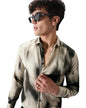 I Enterprise Mens Spread Collar Long Sleeve Multicolor Solid Regular Shirt Slim Fit Office Wear ShirtS For Men | Textured Long