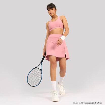 BlissClub Ultimate Skorts | in-Built Shorts | Side Pocket | Side Slit at Hem | Invisible Back Pocket | CloudSoft TM Fabric