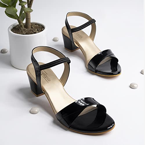 Shoetopia Womens Platform Heel Sandal (4 Uk)