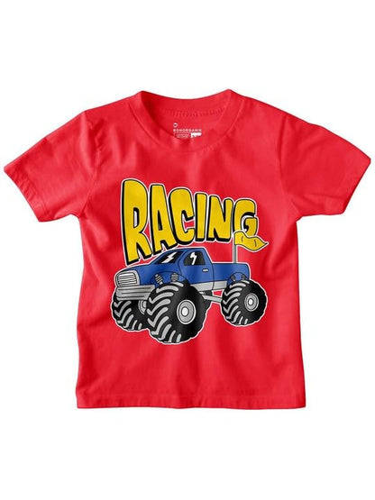 Bon Organik Boys Regular Fit T-Shirt (BON15009_Multicolor