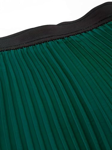 Kzully Rayon Casual Skirt Green