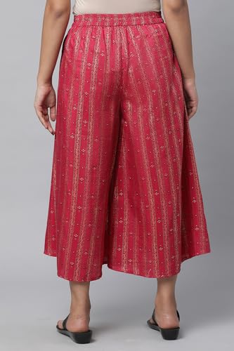 Aurelia Printed Strechable Culotte For Women | Ankle Length Culotte For Women