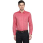 Turtle Men Red Cotton Linen Slim Fit Shirts