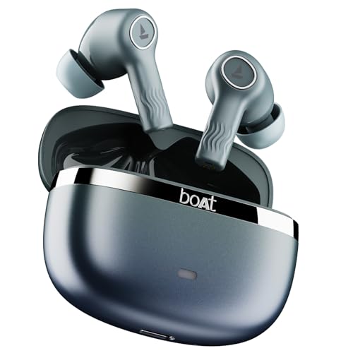 Boat Nirvana Ion Anc Pro, Hi-Res Audio Ldac,Anc(~32Db), 120Hrs Battery, App Support, Fast Charge, V5.3 Bluetooth Tws In Ear Earb