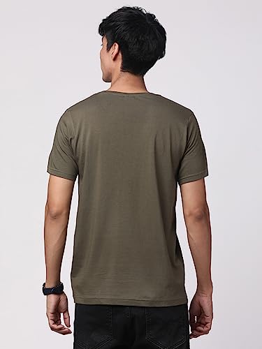 ADRO Men's Believe Design Printed T-Shirt (L)