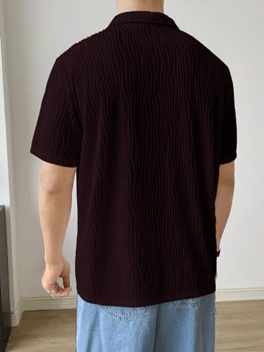 Greciilooks Tshirt For Men Burgundy