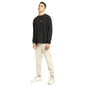 Bewakoof Mens Graphic Print 100% Cotton T-Shirt- Oversized Fit, Round Neck, Long Sleeves