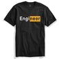 ADRO Engineer Mens Cotton Printed T-Shirt (R21-M-EGN-BL_Black_XL)