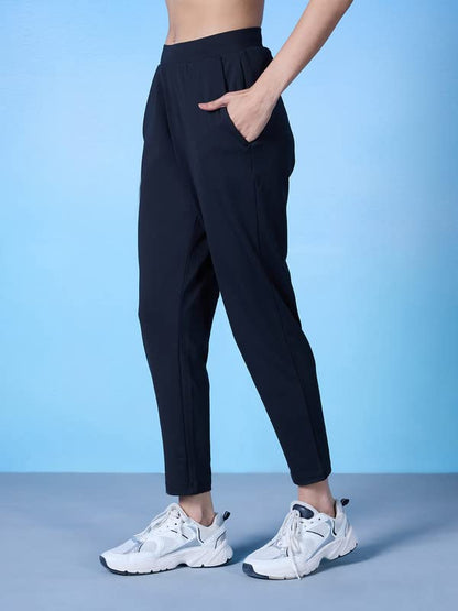 Nykd All Day Zipped Polyster Anti-Odor Go To Travel/Lounge Pants For Women With Pockets & Ultra Comfort For All Occasions Travel