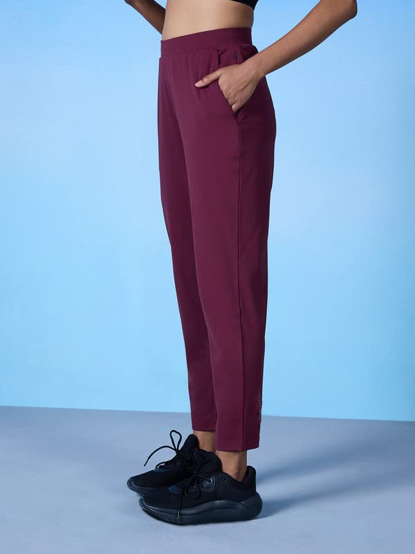 Nykd All Day Zipped Polyster Anti-Odor Go To Travel/Lounge Pants For Women With Pockets & Ultra Comfort For All Occasions Travel