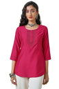 Soch WomenS Regular Fit Tunic Shirt (Ewa4Tu30135A_Fuchsia