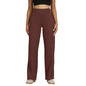 BlissClub Womens RibSupreme Wide Pants, High-Rise Waistband, Back Pockets, Wide Silhouette, Luxurious Feel,Regular Variant Below