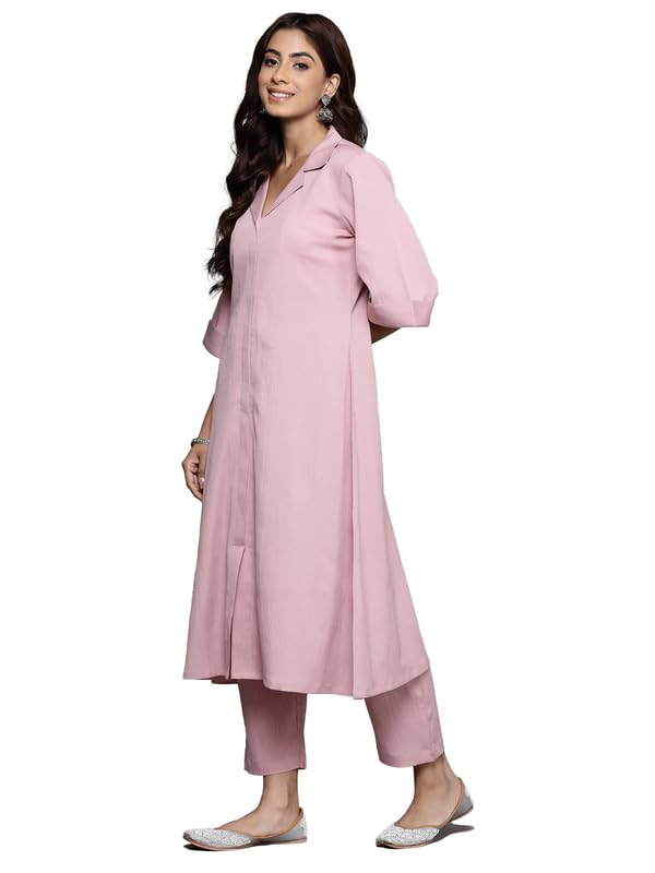 Varanga WomenS Chanderi Kurta Set  Elegant & Comfortable Ethnic Wear For Women, Perfect For Special Occasions