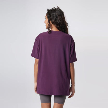 BlissClub Women The Breezy Boyfriend Tee| BreezeFlo Fabric| Oversized Relaxed fit | Tops for Women | Activewear