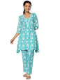 Libas WomenS Pure Cotton Kurta Sets (36753O_Blue