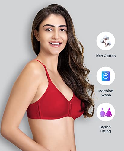 Lyra 516 Flora Mesh Ladder Moulded Premium Cotton Bra