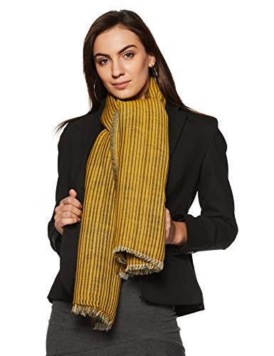 Aurelia Wool Shawl (17Auk76004-79010_Yellow_One Size)