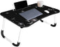 Yajnas Wooden Multipurpose Foldable Laptop Table With Cup&Tab Holder|Table Holder Study Table,Breakfast Table,Foldable And Porta