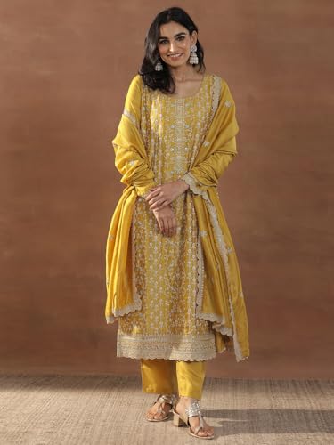 Libas WomenS Silk Blend Kurta Sets (49521R