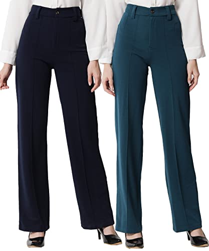 KOTTY Women Regular Fit Multicolor Viscose Rayon Trousers