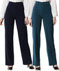 KOTTY Women Regular Fit Multicolor Viscose Rayon Trousers