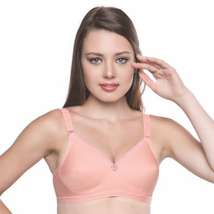 TRYLO Women's Cotton Non Padded Wire Free Everyday Bra