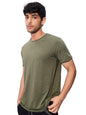 The Souled Store Rockstar Tee: Fern Green Men And Boys Short Sleeves Round Neck Regular Fit Cotton T-Shirts