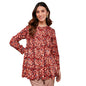 Fabindia Women's Printed Regular Fit Tunic