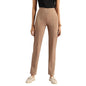 BlissClub Women Ultimate Straight Pants -Tall| Pintuck Design | No-Dig Waistband | Trousers for Women | 2 Zippered Pockets