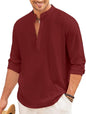 ROYALSCOUT Mens Button Down Cotton Casual Shirt Offering Wrinkle-Free Elegance Perfect for Workdays, Weekend Gatherings, or Tra