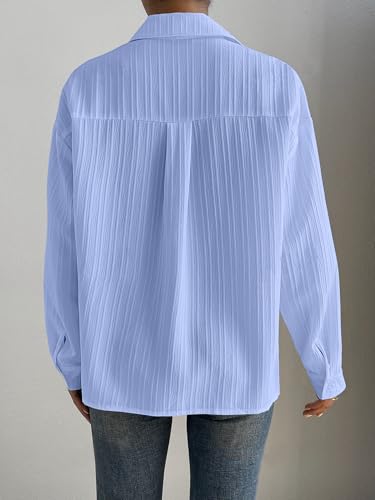 Greciilooks WomenS Regular Fit Western Shirt (Gl-W1929_Light Blue