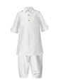 A.T.U.N. (ALL THINGS UBER NICE) Boys Solid Full Sleeve Pathani Suit Set | Kurta and Pyjama Set | Ethnic Clothing Set for Festiva