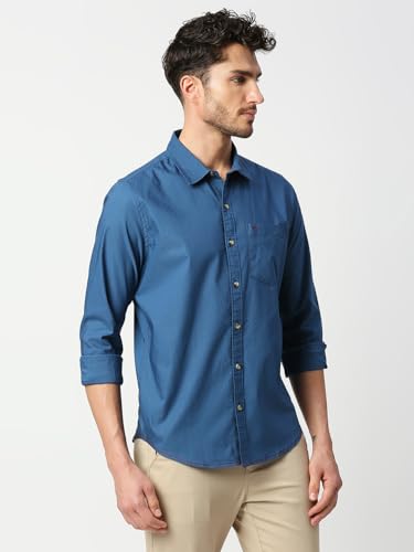 Thomas Scott Long Sleever Solid Color Regular Fit Casual Shirts for Mens