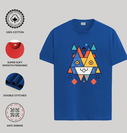 ADRO T Shirts for Boys & Girls || Creative Abstract Printed T-Shirt || Ages 3-14 || 100% Cotton Round Neck Tshirt for Boys & Gir