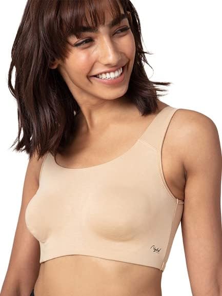 NYKD Soft Cup Easy Peasy Slip On Everyday Bra for Women, Wireless, Full Coverage, Support Shaper, Non Padded Sports Bra Bra, NYB