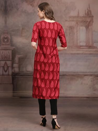 Pinkmint Crepe Printed Kurti For Womens College Wear Kurti For Women