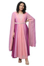 Aurelia WomenS Viscose Fit And Flare Ankle Length Dress (23Fea14096-605836_Purple