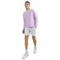 Bewakoof Mens Solid Purple Round Neck Full Sleeve Oversized T-Shirt