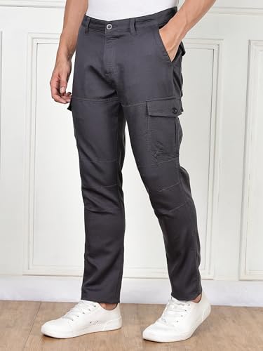 Thomas Scott | Mens | Slim Fit | Cotton | Stretchable Fabric | Breathable Fabric | Trouser | Slant Pocket | Chinos | Pants for