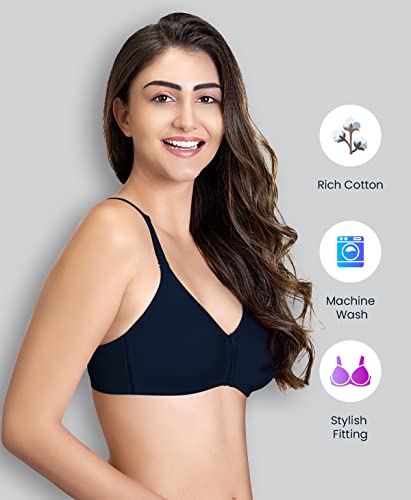 Lyra 516 Flora Mesh Ladder Moulded Premium Cotton Bra