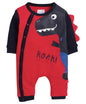 BUMZEE Red Boys Full Sleeves Fashion Trendy Sleepsuit Age - 3-6 Months (Peb8542C-red)