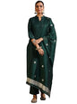 Libas Womens Silk Blend Kurta Set (39043_Green