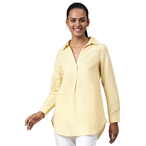 Fabindia Women Linen High Low Tunic Cotton