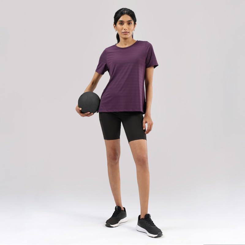 BlissClub Most Breathable - Slit Top, Breathable Comfort Through Tough Moves,Breathable mesh Fabric,Lightweight,Side Slits for C